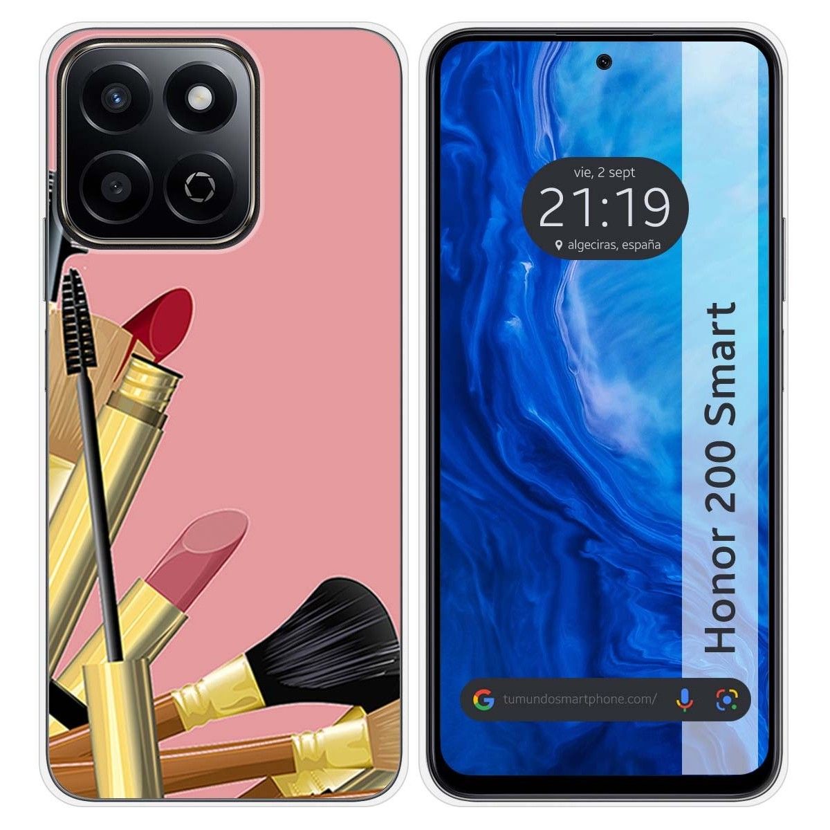 Funda Silicona para Huawei Honor 200 Smart 5G diseño Brochas Dibujos