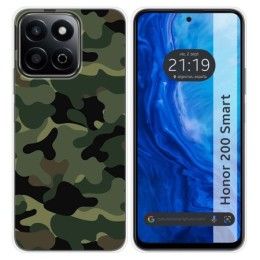 Funda Silicona para Huawei Honor 200 Smart 5G diseño Camuflaje Dibujos