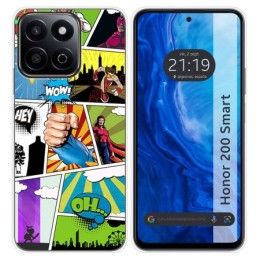Funda Silicona para Huawei Honor 200 Smart 5G diseño Comic Dibujos