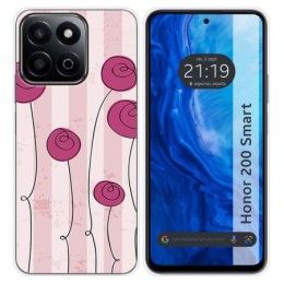 Funda Silicona para Huawei Honor 200 Smart 5G diseño Flores Vintage Dibujos