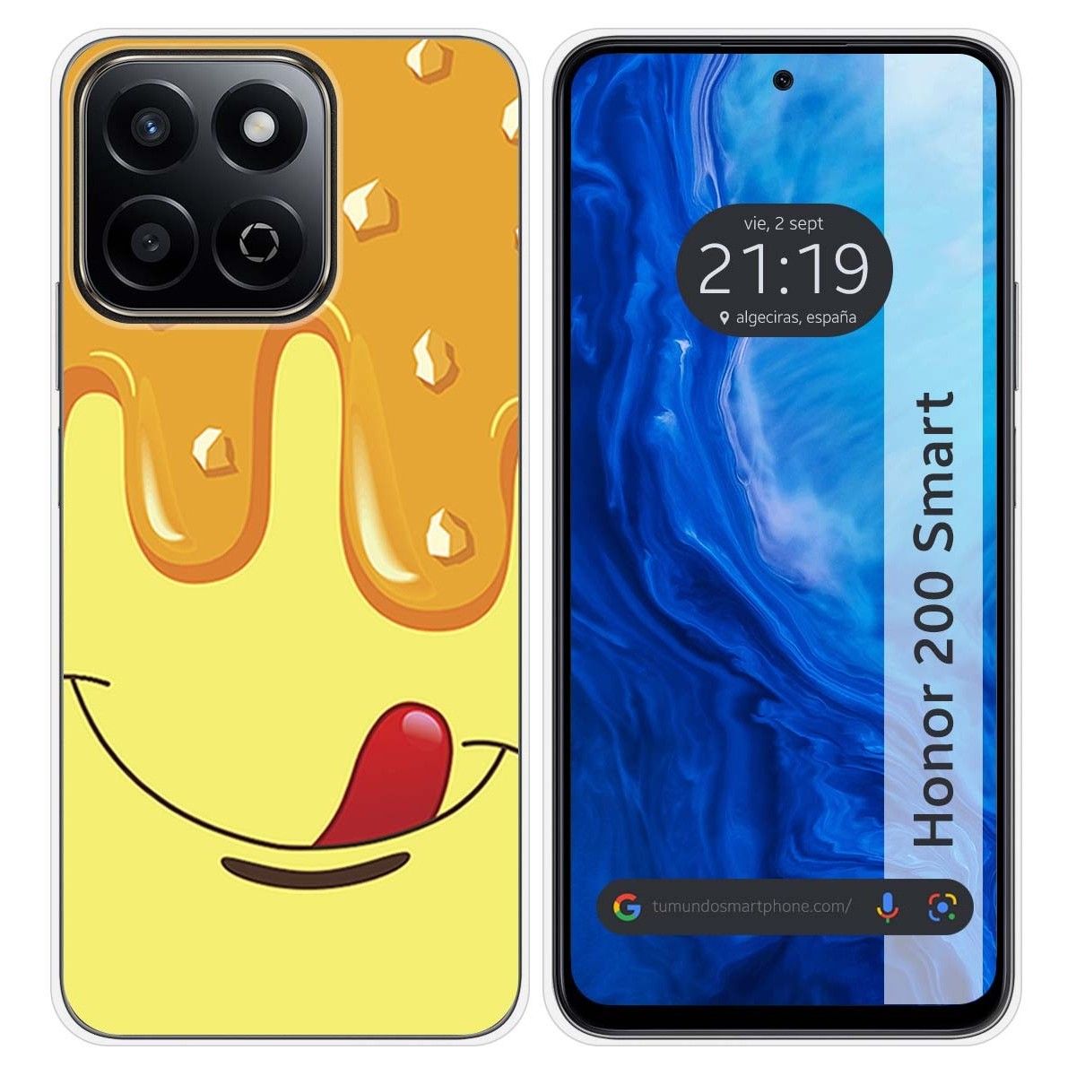 Funda Silicona para Huawei Honor 200 Smart 5G diseño Helado Vainilla Dibujos
