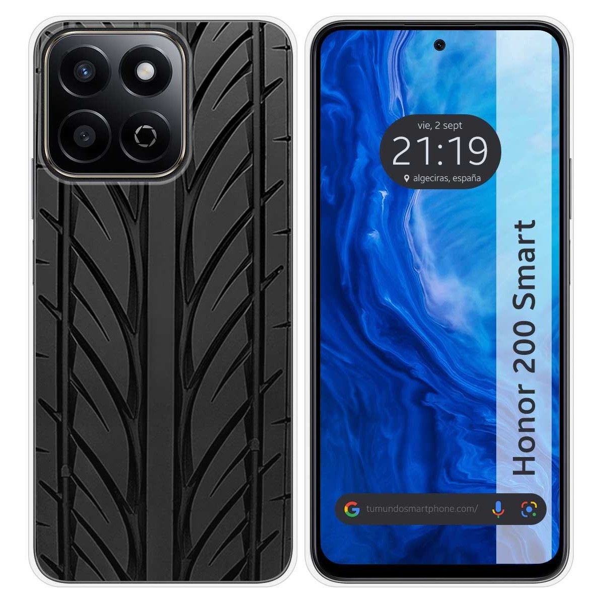 Funda Silicona para Huawei Honor 200 Smart 5G diseño Neumatico Dibujos