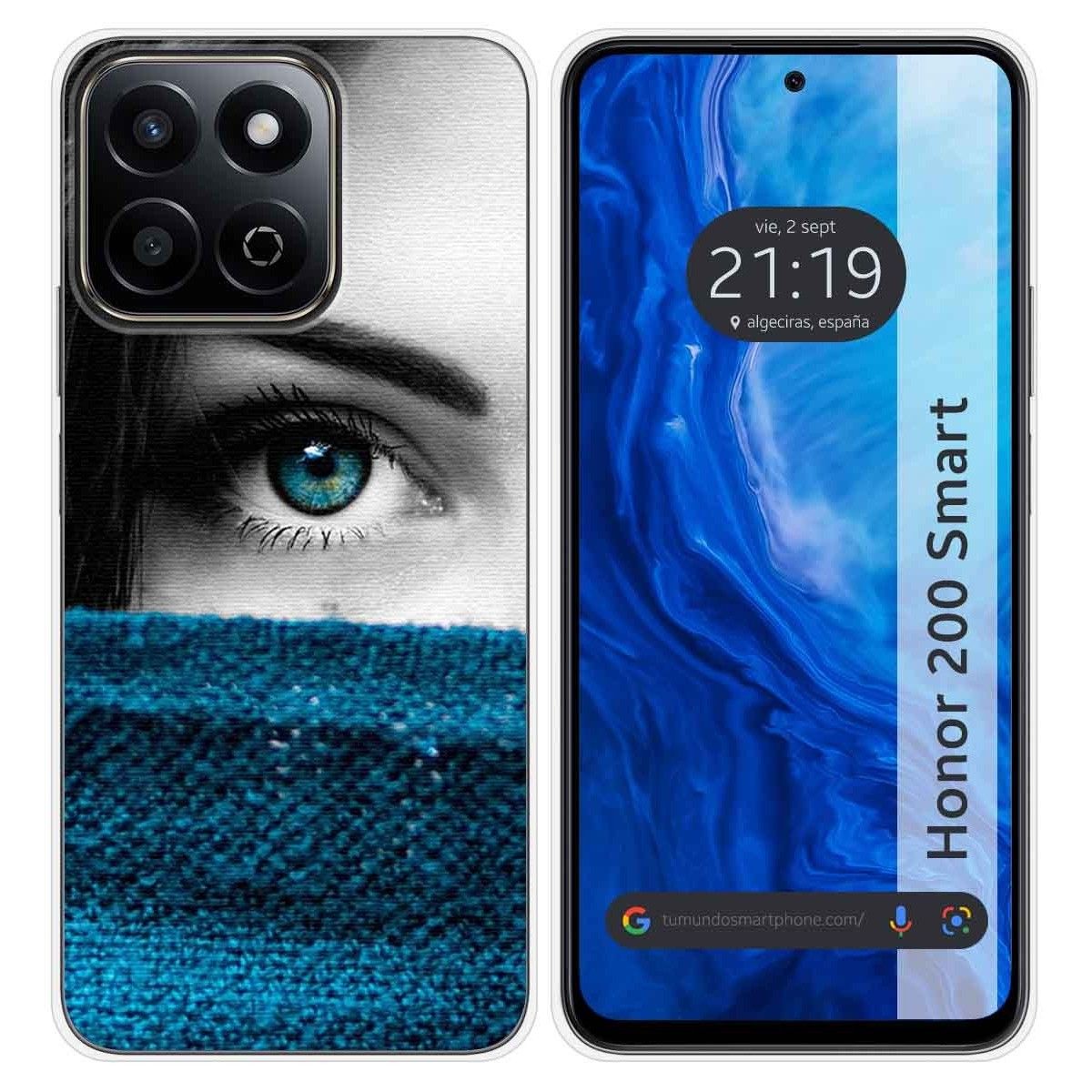 Funda Silicona para Huawei Honor 200 Smart 5G diseño Ojo Dibujos