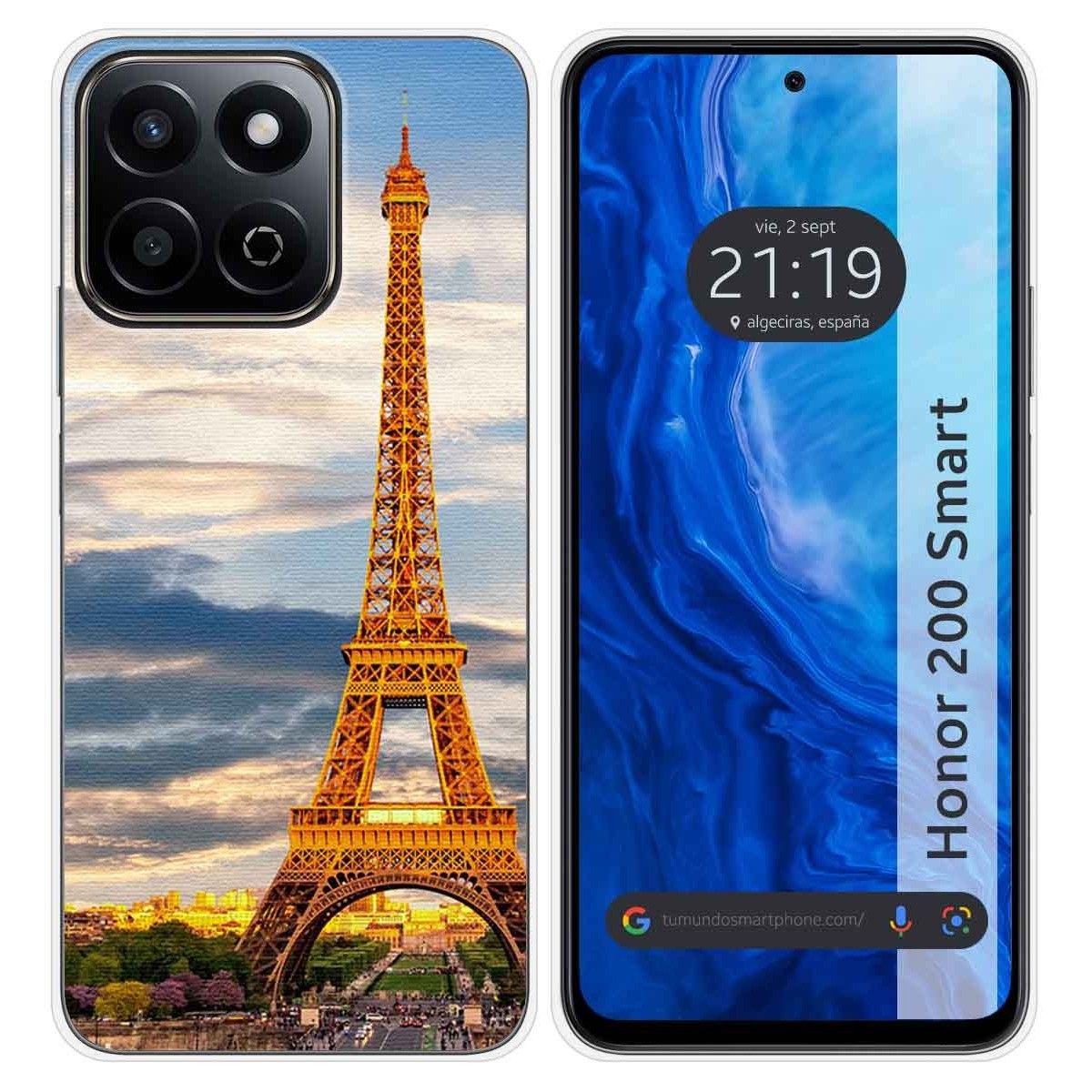 Funda Silicona para Huawei Honor 200 Smart 5G diseño Paris Dibujos