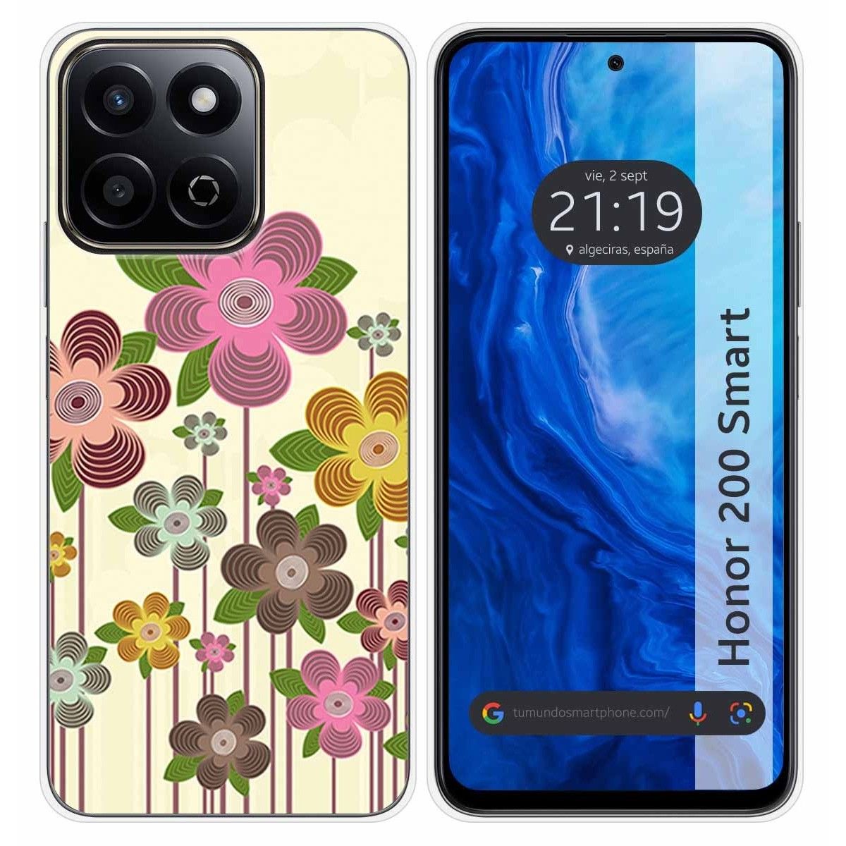 Funda Silicona para Huawei Honor 200 Smart 5G diseño Primavera En Flor Dibujos