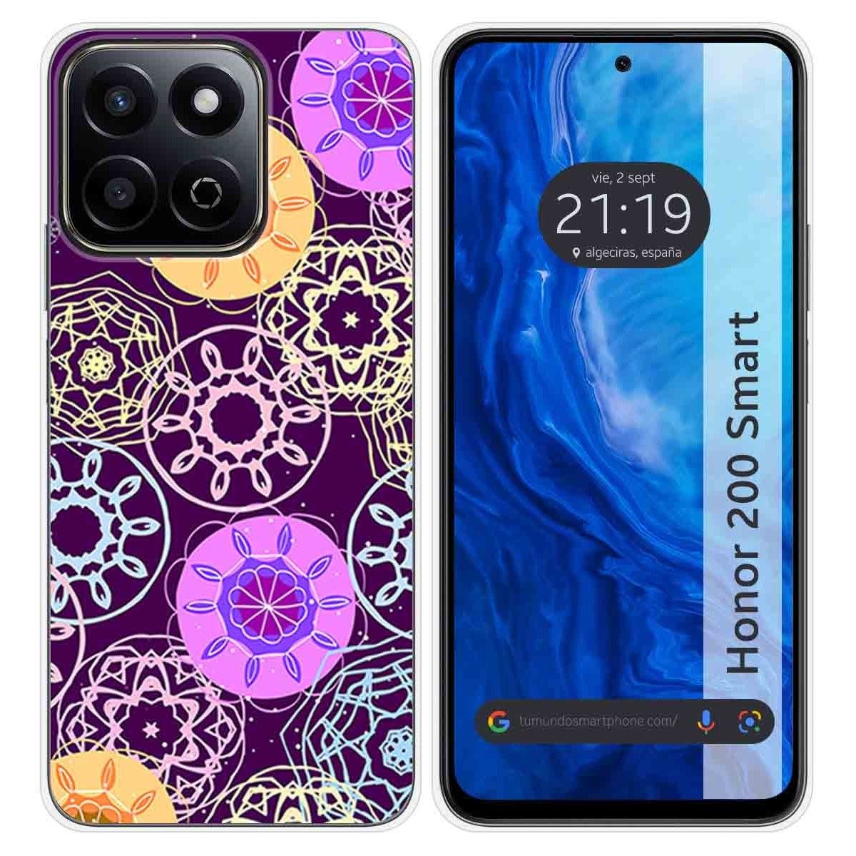 Funda Silicona para Huawei Honor 200 Smart 5G diseño Radial Dibujos
