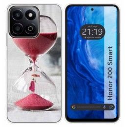 Funda Silicona para Huawei Honor 200 Smart 5G diseño Reloj Dibujos