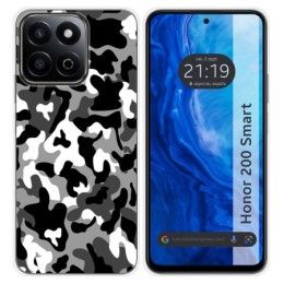 Funda Silicona para Huawei Honor 200 Smart 5G diseño Snow Camuflaje Dibujos