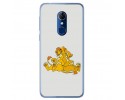 Funda Gel Tpu para Alcatel 3 Diseño Leones Dibujos