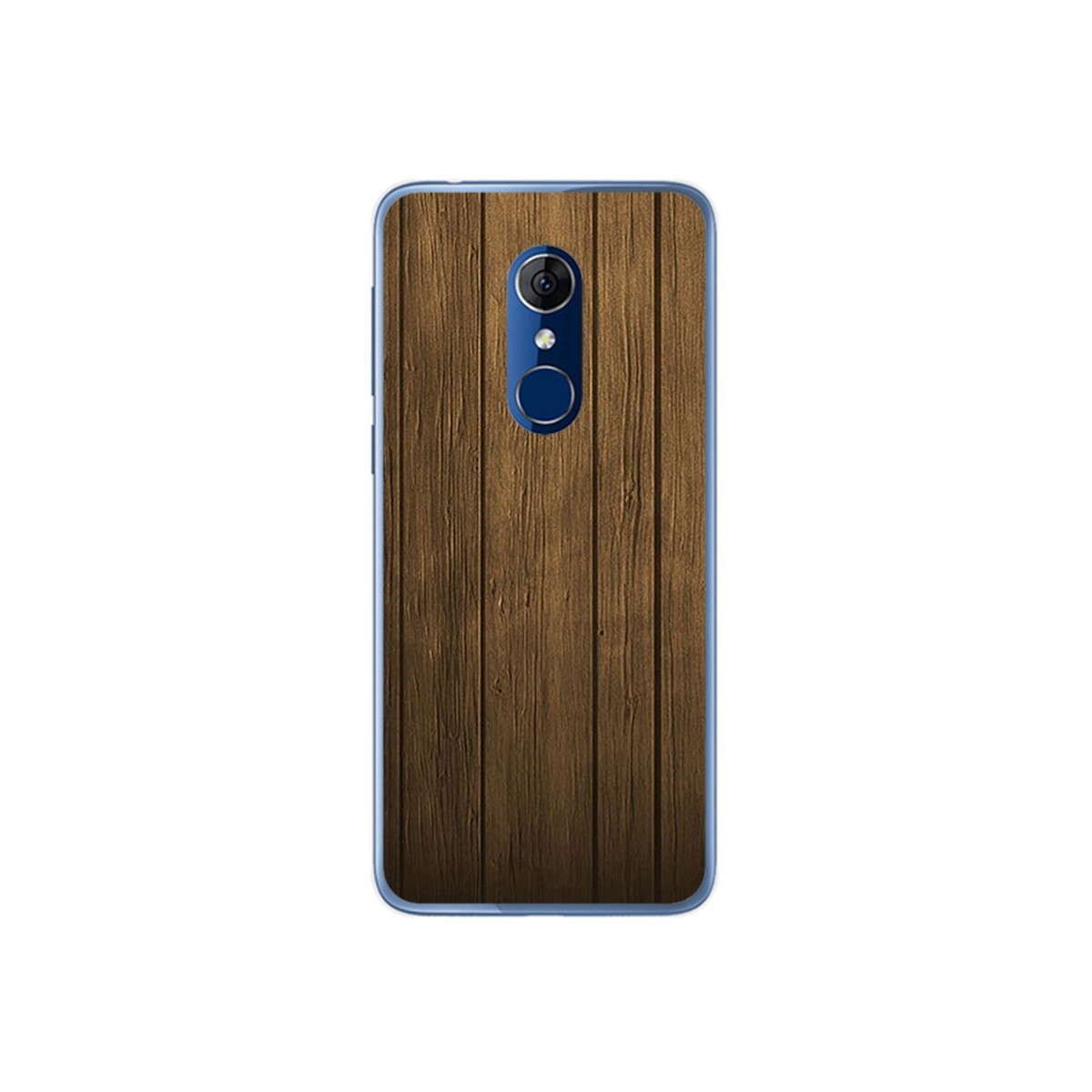Funda Gel Tpu para Alcatel 3 Diseño Madera Dibujos