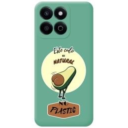 Funda Silicona Líquida Verde para Huawei Honor 200 Smart 5G diseño Culo Natural Dibujos