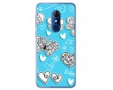 Funda Gel Tpu para Alcatel 3 Diseño Mariposas Dibujos