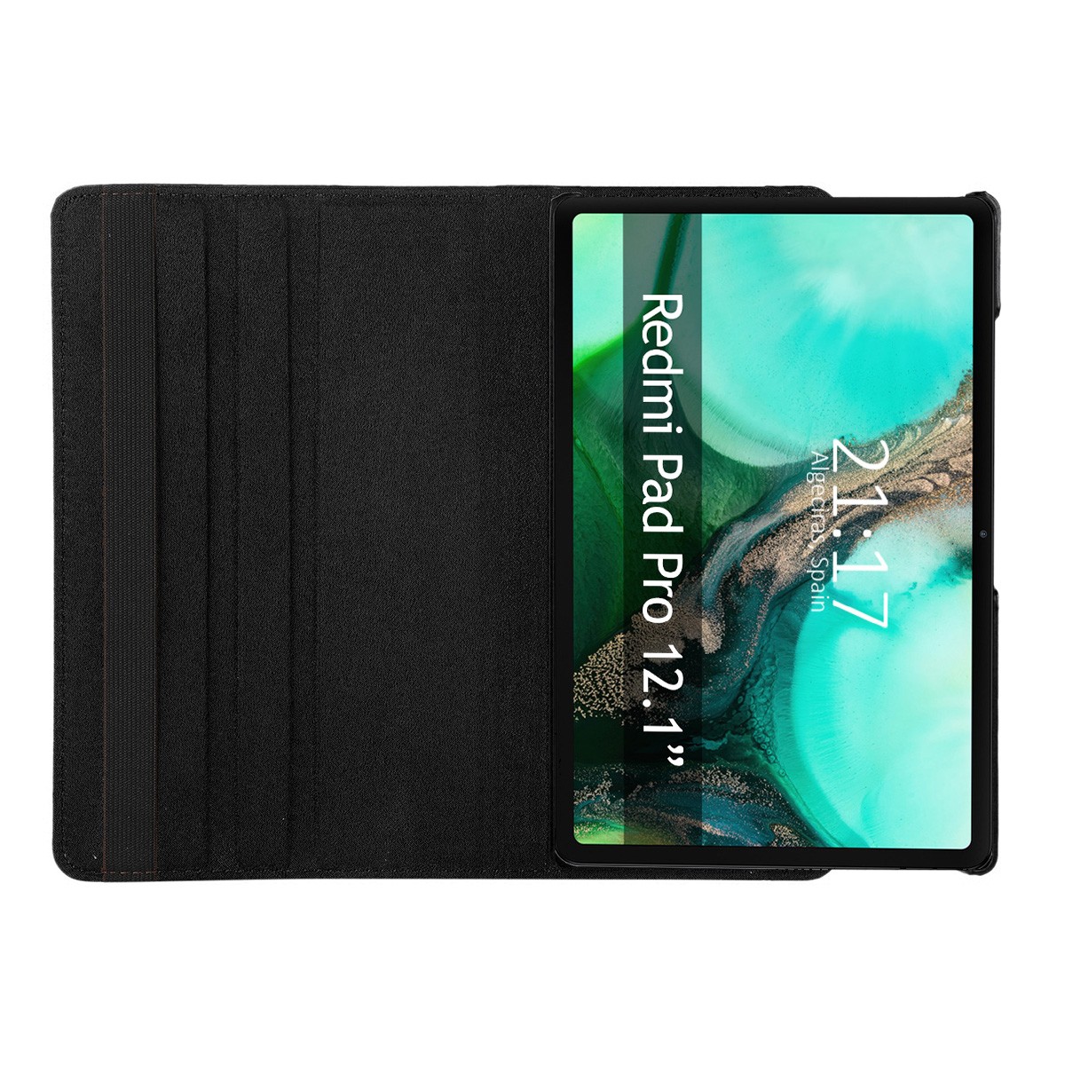 Funda Giratoria 360 para Xiaomi Redmi Pad Pro / Pro 5G 12.1 color Negro