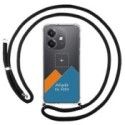 Personaliza tu Funda Colgante Transparente para Oppo A60 5G con Cordon Negro Dibujo Personalizada