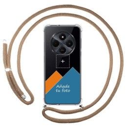Personaliza tu Funda Colgante Transparente para Xiaomi Poco C75 con Cordon Camel Dibujo Personalizada