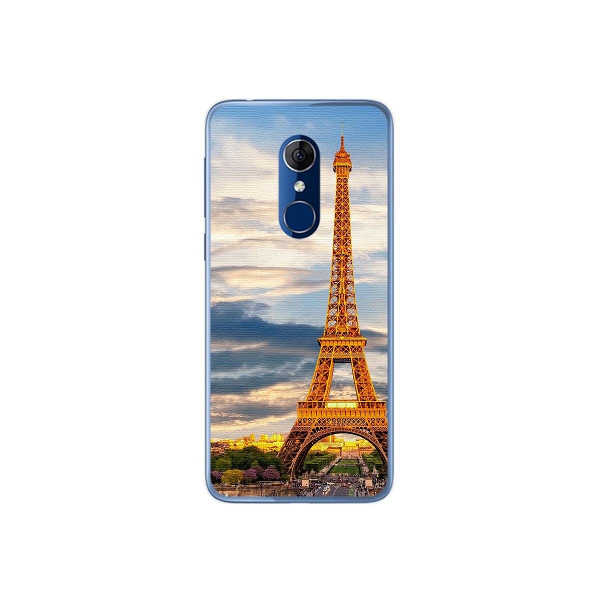 Funda Gel Tpu para Alcatel 3 Diseño Paris Dibujos
