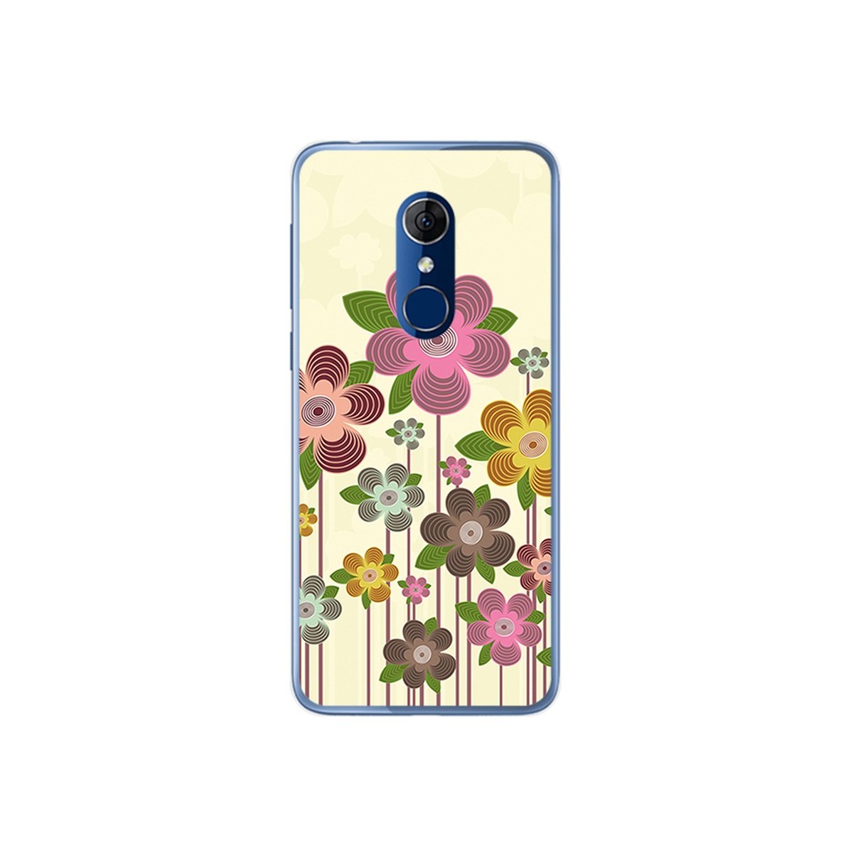 Funda Gel Tpu para Alcatel 3 Diseño Primavera En Flor Dibujos