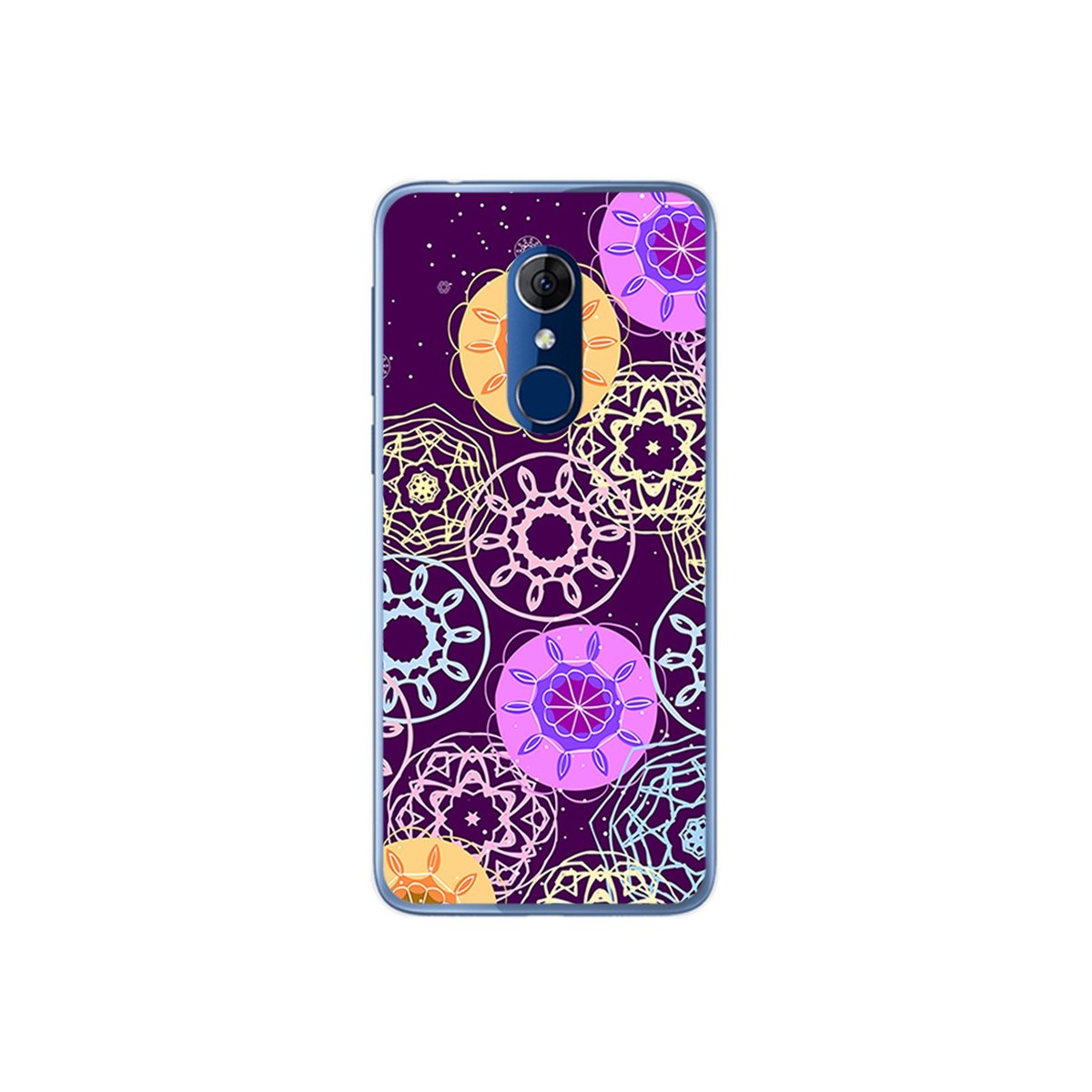 Funda Gel Tpu para Alcatel 3 Diseño Radial Dibujos