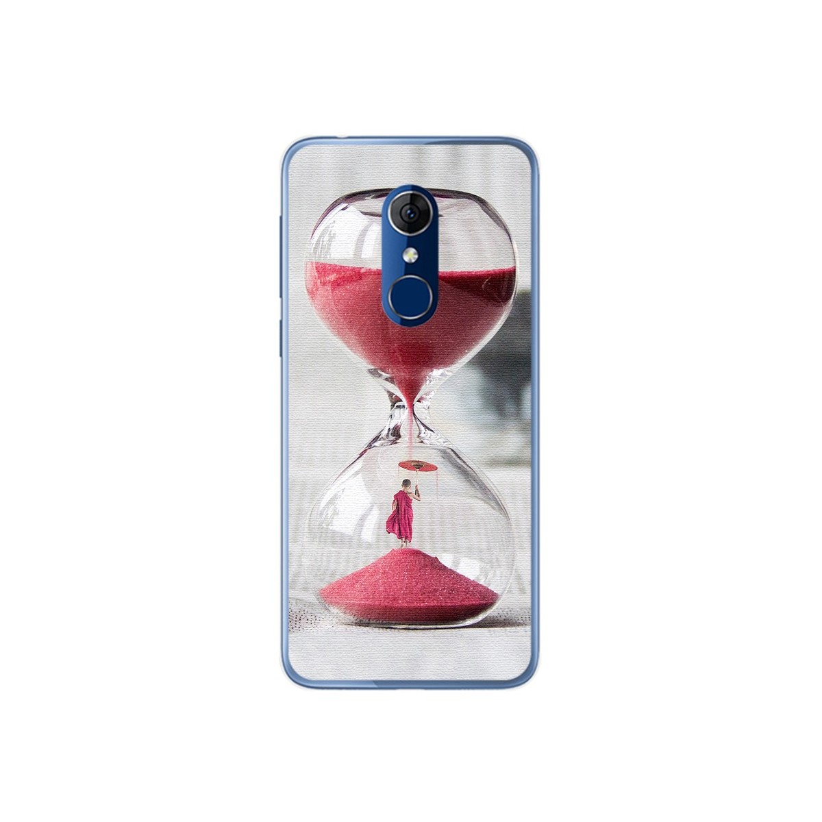 Funda Gel Tpu para Alcatel 3 Diseño Reloj Dibujos
