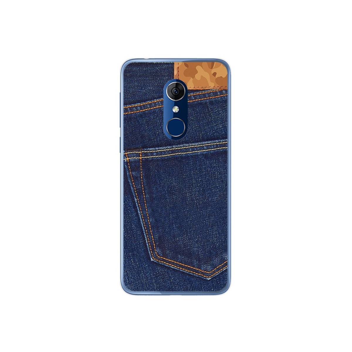 Funda Gel Tpu para Alcatel 3 Diseño Vaquero Dibujos