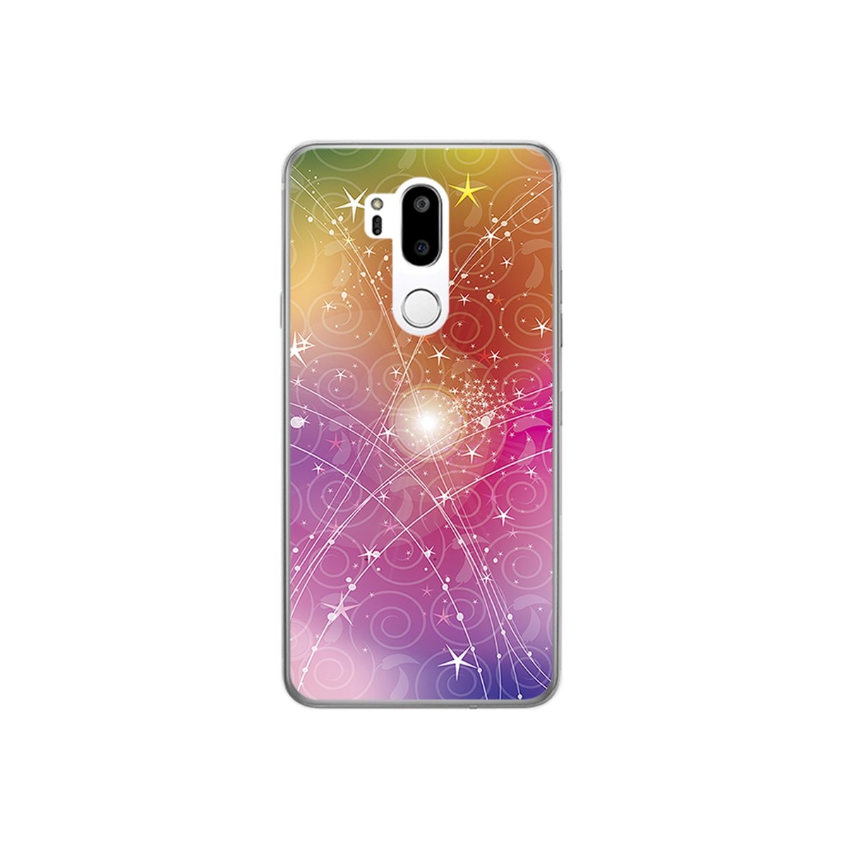 Funda Gel Tpu para Lg G7 Thinq Diseño Abstracto Dibujos
