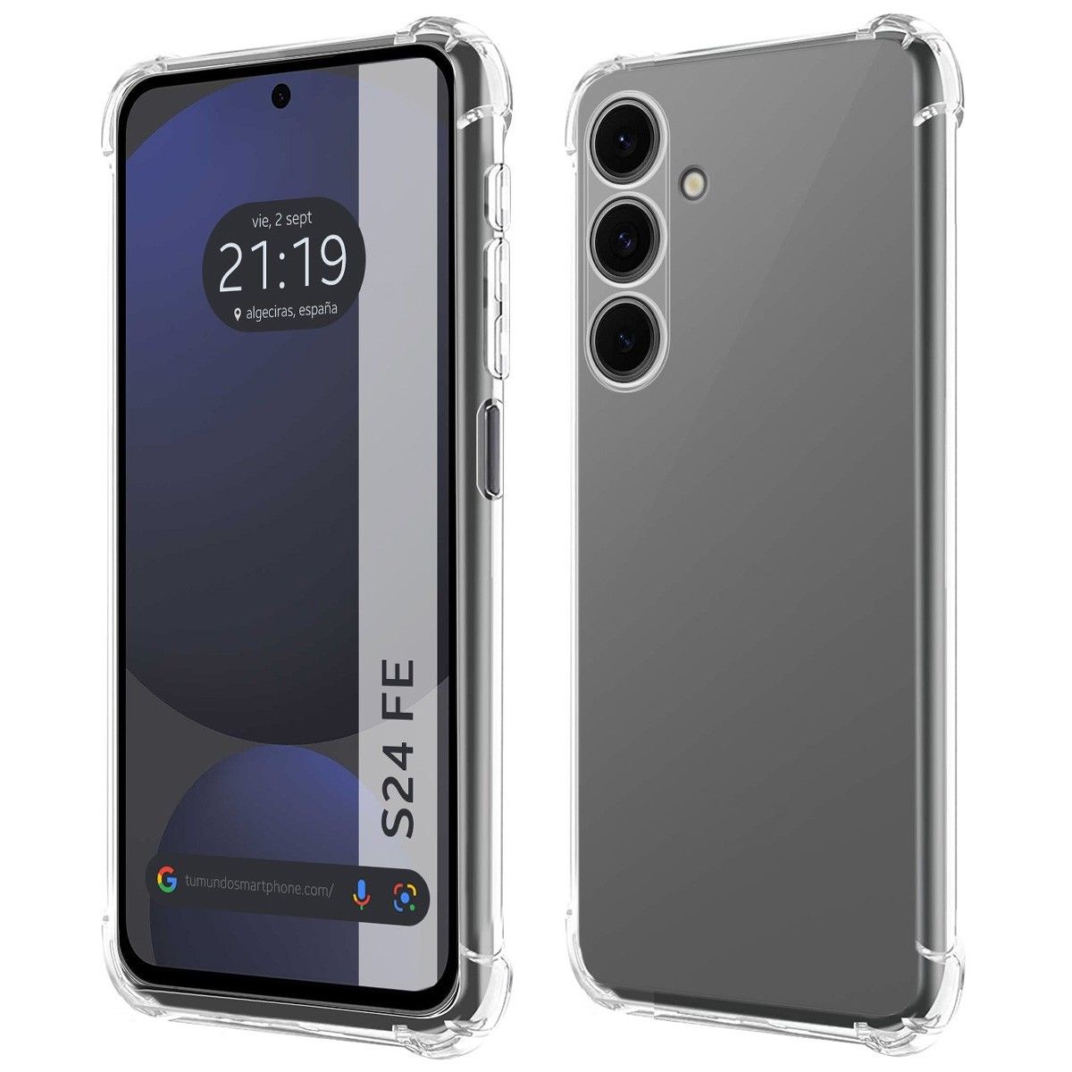 Funda Silicona Antigolpes Transparente para Samsung Galaxy S24 FE 5G