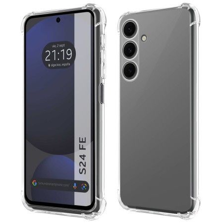 Funda Silicona Antigolpes Transparente para Samsung Galaxy S24 FE 5G