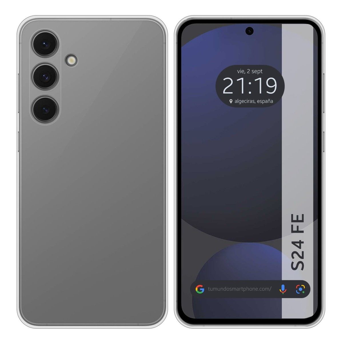 Funda Silicona Gel TPU Transparente para Samsung Galaxy S24 FE 5G