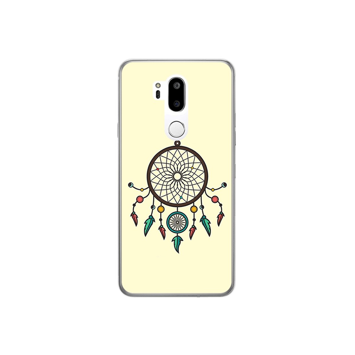 Funda Gel Tpu para Lg G7 Thinq Diseño Atrapasueños Dibujos