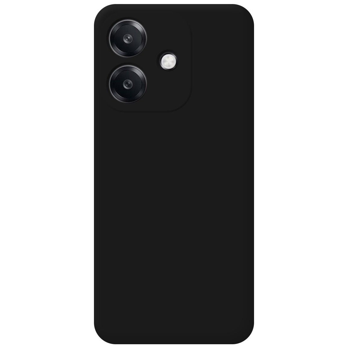 Funda Silicona Líquida Ultra Suave para Oppo A60 5G Color Negra