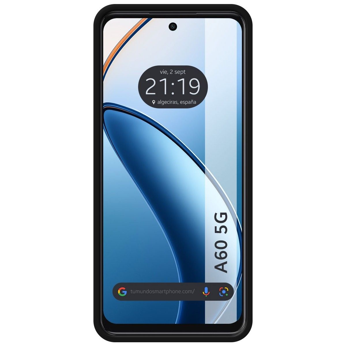 Funda Silicona Líquida Ultra Suave para Oppo A60 5G Color Negra