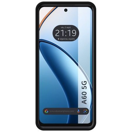 Funda Silicona Líquida Ultra Suave para Oppo A60 5G Color Negra