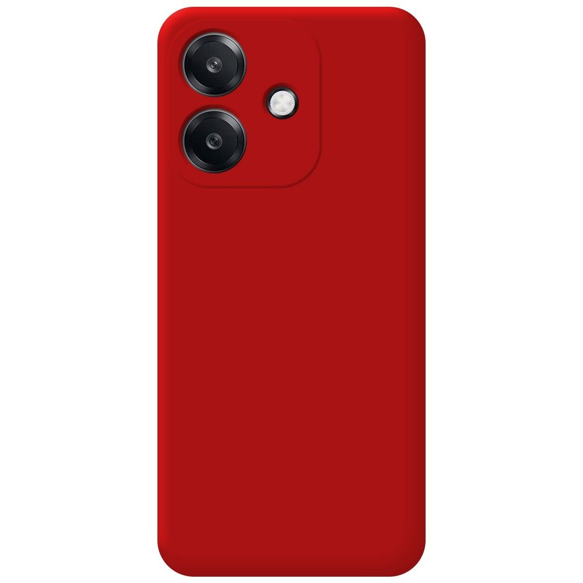 Funda Silicona Líquida Ultra Suave para Oppo A60 5G Color Roja