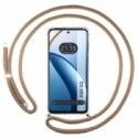 Funda Colgante Transparente para Oppo A60 5G con Cordon Camel