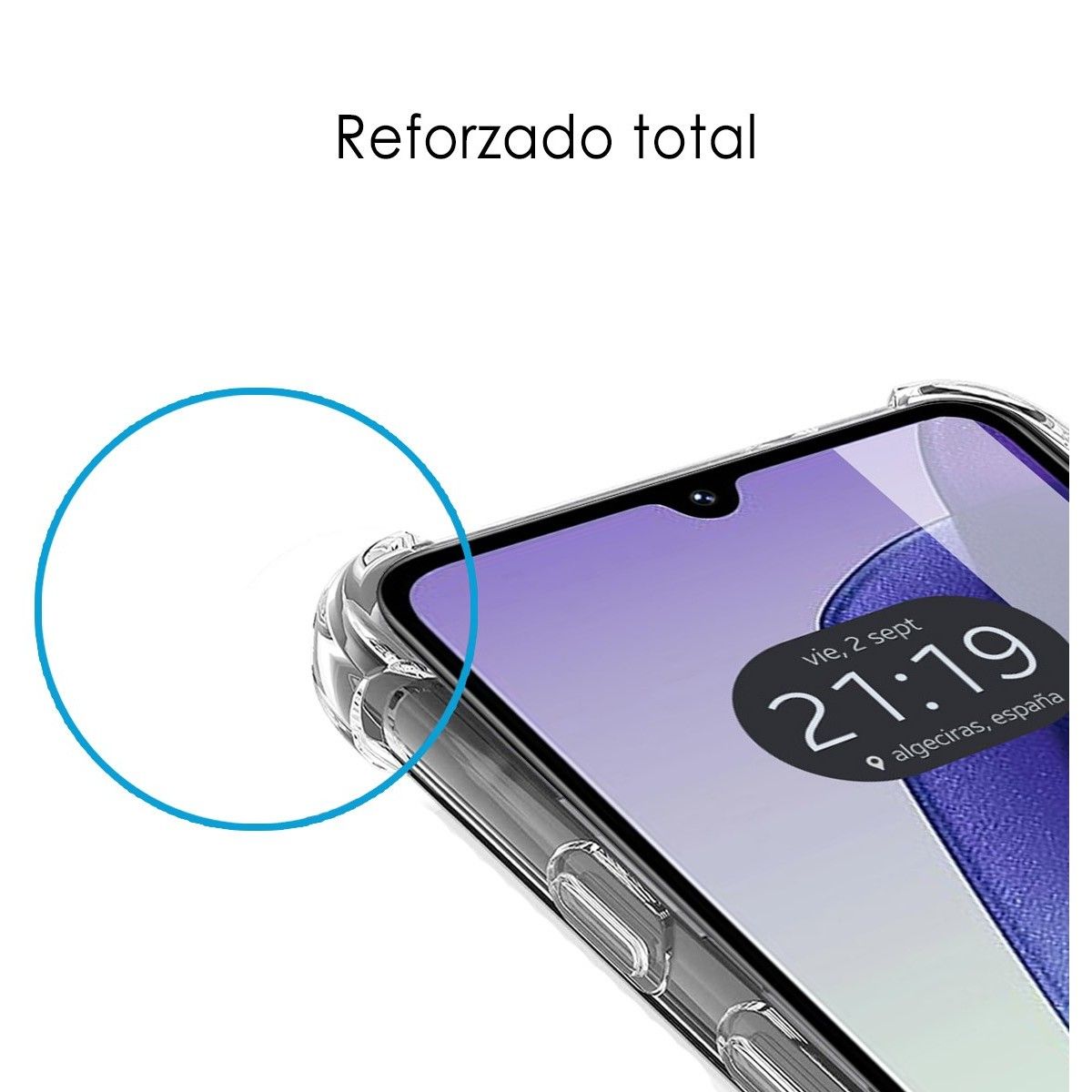 Funda Silicona Antigolpes Transparente para Xiaomi Poco C75