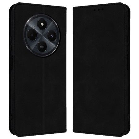 Funda Libro de Polipiel con Tarjetero para Xiaomi Poco C75 Color Negra