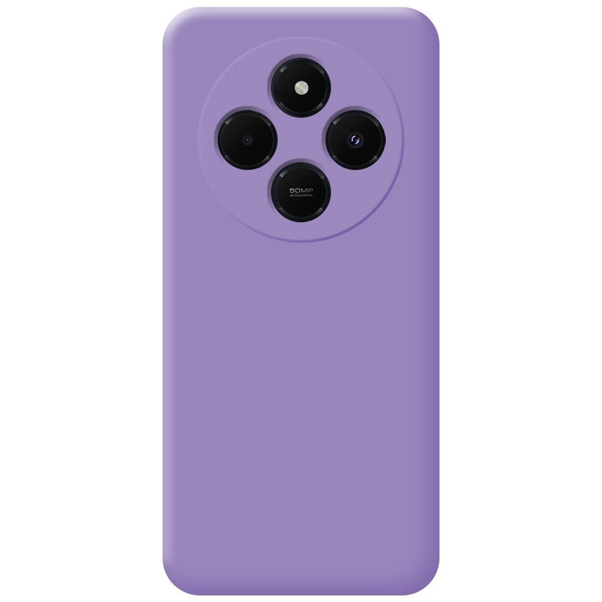 Funda Silicona Líquida Ultra Suave para Xiaomi Poco C75 Color Morada