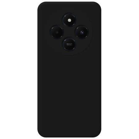 Funda Silicona Líquida Ultra Suave para Xiaomi Poco C75 Color Negra