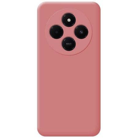 Funda Silicona Líquida Ultra Suave para Xiaomi Poco C75 Color Rosa
