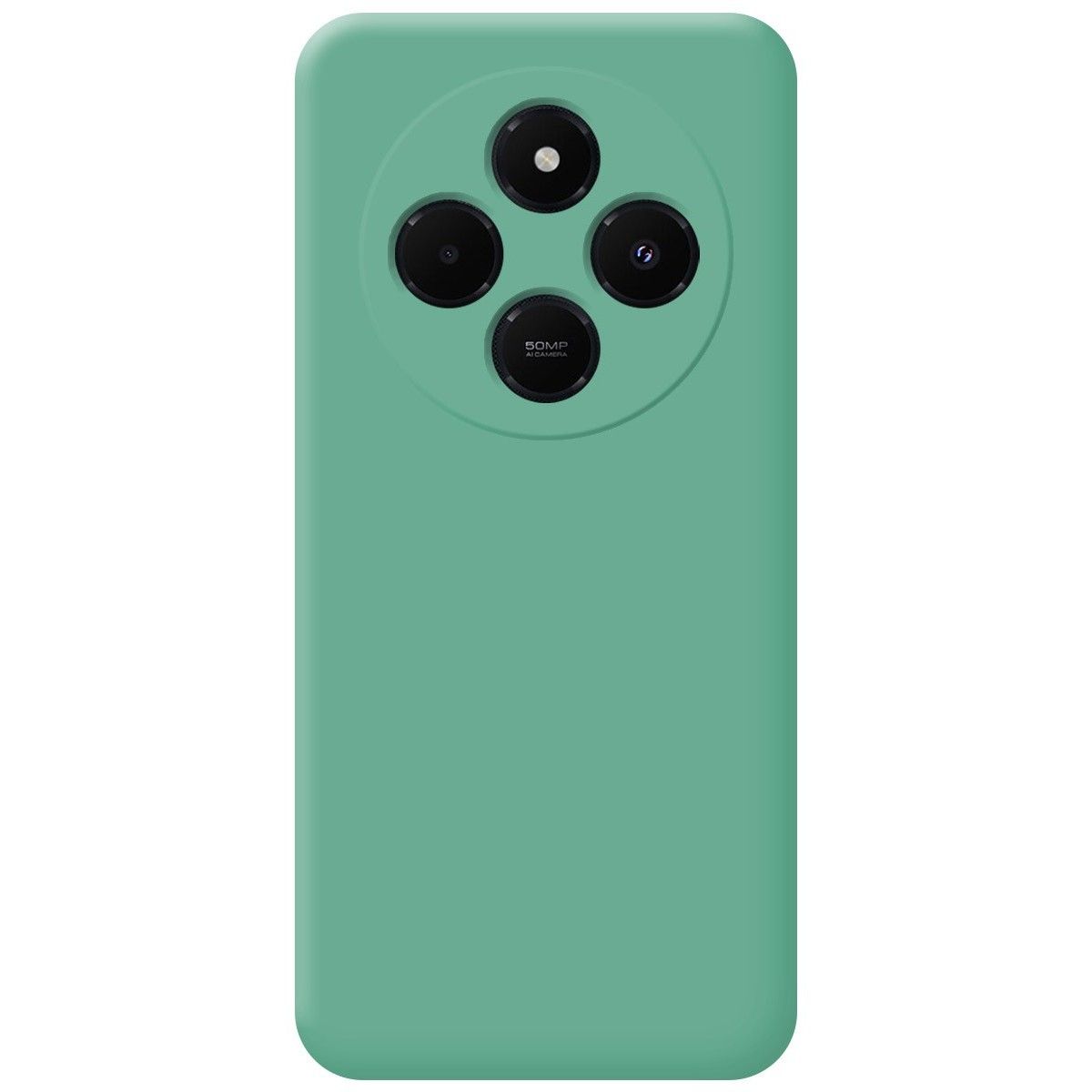 Funda Silicona Líquida Ultra Suave para Xiaomi Poco C75 Color Verde