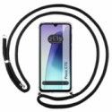 Funda Colgante Transparente para Xiaomi Poco C75 con Cordon Negro