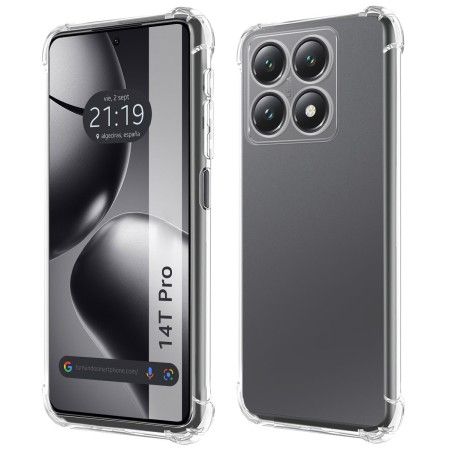 Funda Silicona Antigolpes Transparente para Xiaomi 14T Pro 5G
