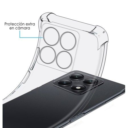 Funda Silicona Antigolpes Transparente para Xiaomi 14T Pro 5G