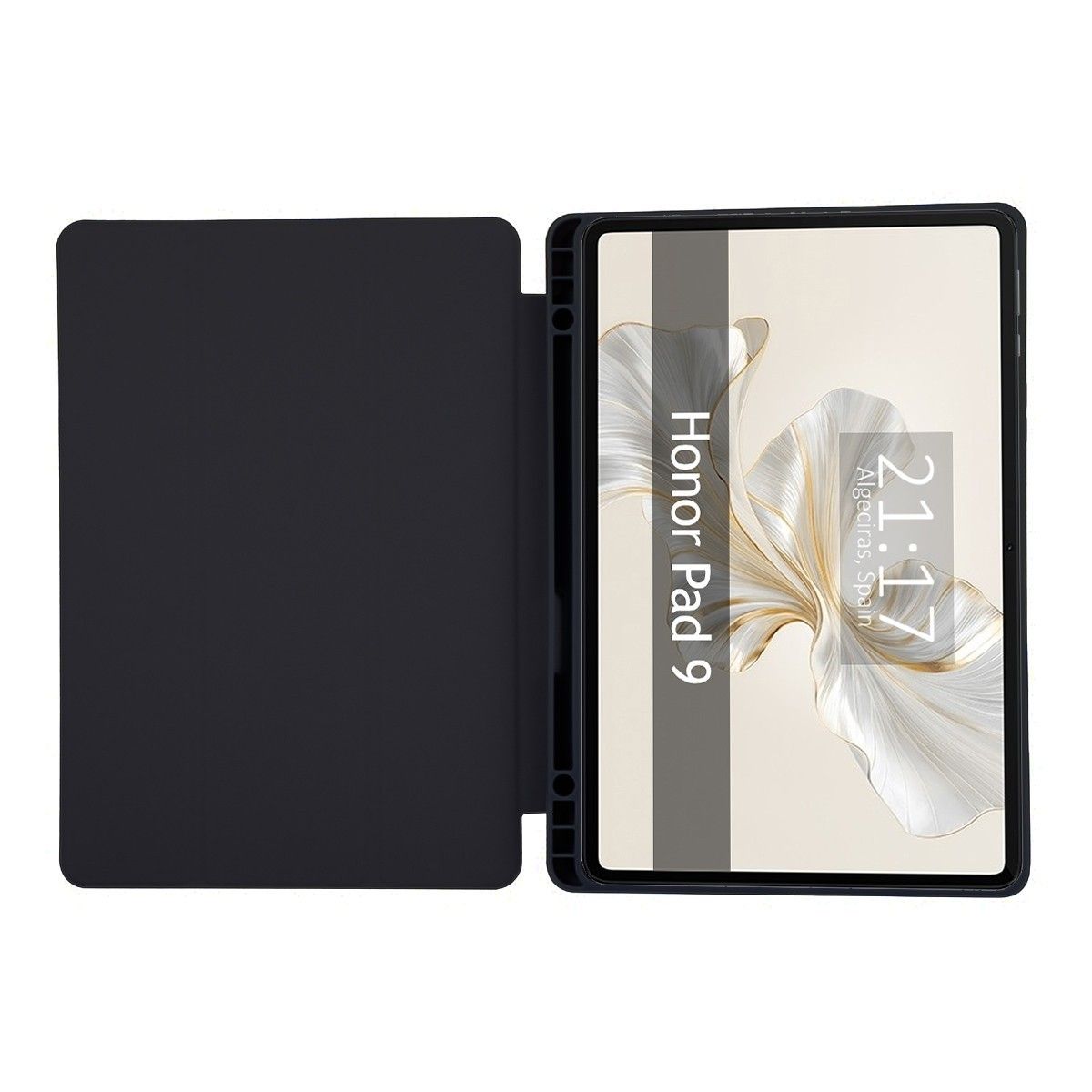 Funda con tapa Smart para Honor Pad 9 color Negra