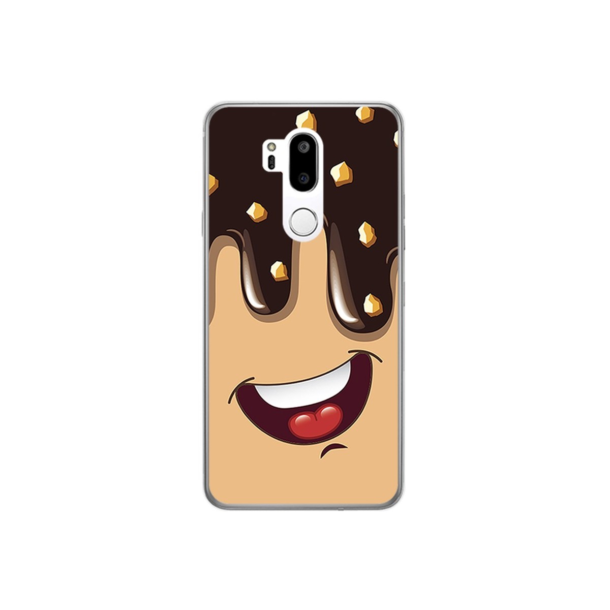 Funda Gel Tpu para Lg G7 Thinq Diseño Helado Chocolate Dibujos