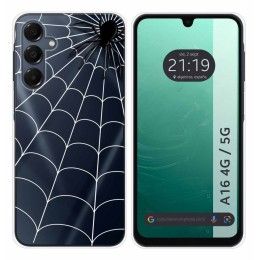 Funda Silicona Transparente para Samsung Galaxy A16 4G / 5G diseño Araña Dibujos