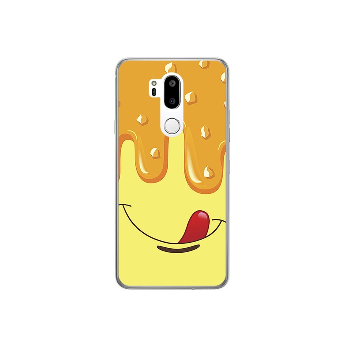Funda Gel Tpu para Lg G7 Thinq Diseño Helado Vainilla Dibujos