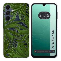 Funda Silicona Transparente para Samsung Galaxy A16 4G / 5G diseño Jungla Dibujos