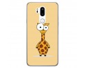 Funda Gel Tpu para Lg G7 Thinq Diseño Jirafa Dibujos