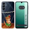 Funda Silicona Transparente para Samsung Galaxy A16 4G / 5G diseño Suricata Dibujos